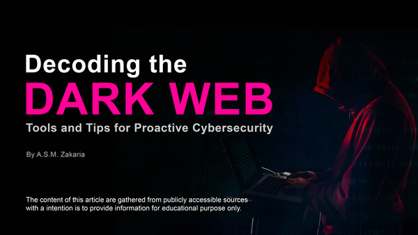 If You're Not Watching the Dark Web, You're Already Behind