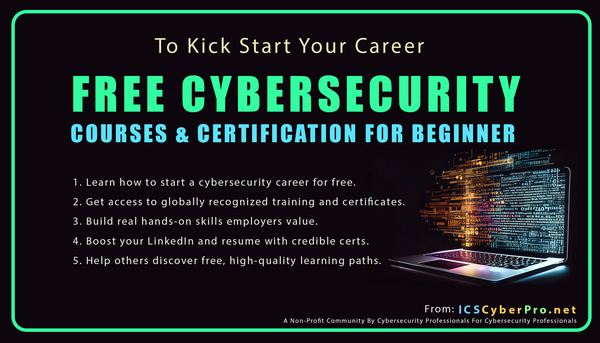 Free Cybersecurity Courses & Certifications to Kickstart Your Career
